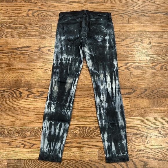 Current Elliott the ankle skinny indigo tie dye women’s jeans - Picture 3 of 8